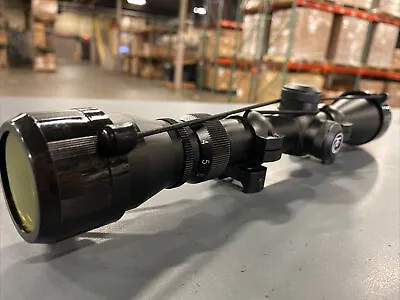 Thompson Center 3-9x40 Rifle Scope With Rings & Scope Covers (THOC) • $49.99