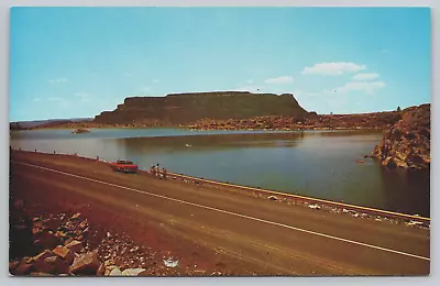 Steamboat Rock State Park Banks Lake Grand Coulee Electric City WA Postcard C4 • $4.95