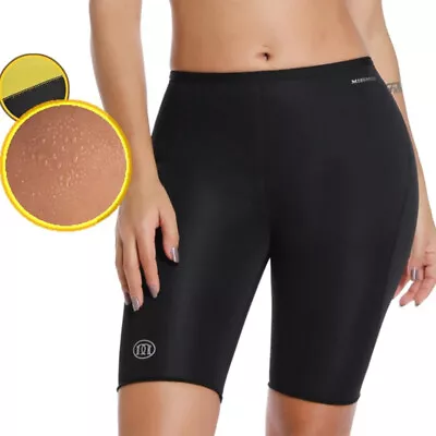 Women Gym Thermo Neoprene Sweat Sauna Body Shaper Pants Weight Loss Slim Shorts • $16.79