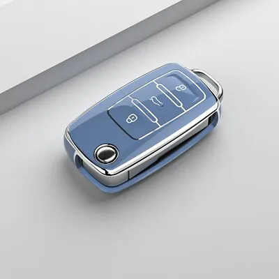 $16.14 • Buy TPU Remote Key Fob Cover Case Holder Shell For Volkswagen Bora Jetta POLO Passat