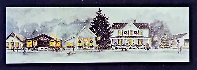 Hometown Christmas Village Stardust Vintage Cross Stitch Pattern OOP RARE!! • $27.50
