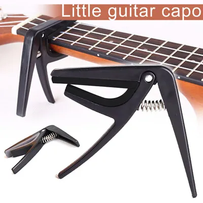 $9.30 • Buy Professional Black Ukulele Capo Change Tuner Instrument Guitar Tuning Clamp