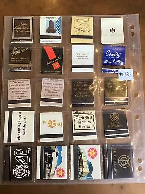 Lot Of 20 Mixed Vintage Winnipeg Manitoba MAN. Empty Matchbook Covers  #133 • $7.28