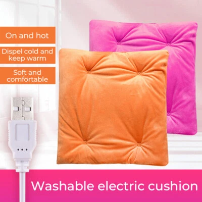 $17.66 • Buy Heating Pad Heated Seat Cushion For Office Chair USB Powered Washable Pad AU