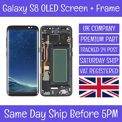 Samsung Galaxy S8 SM-G950 Replacement OLED LCD Screen Display Touch Digitizer • £88.99