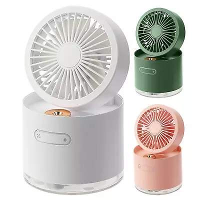 Mini Water Spray Mist Fan USB Rechargeable Portable Fan Cooling Air Humidifier • $34.09