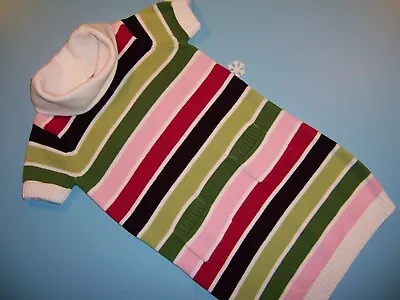 Gymboree  PUPS And KISSES  Sz 8 SWEATER DRESS...SS STRIPED   • $10.50