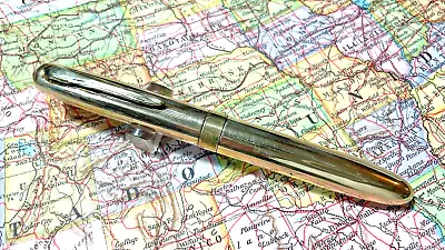 Rare Brass Combo Dip-Pen & Lighter. Perry & Co Steel Nib. Made In U.S.A. • $39