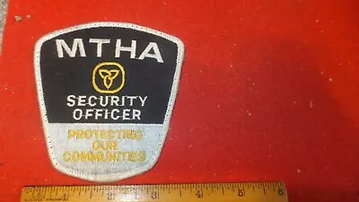 Patch - Security - MTHA - Metropolitan Toronto Housing Authority Ont   - Canada • $5.75