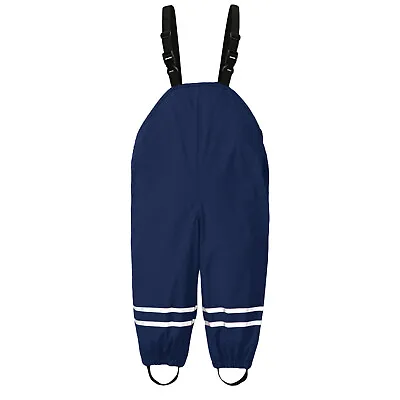 £8.99 • Buy Toddler Kids Boys Girls Rain Dungarees Windproof Waterproof Mud Jumpsuit Clothes