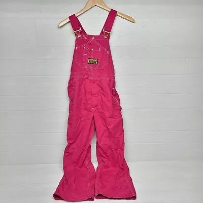 VINTAGE 70s Washington DEE CEE SANFORIZED RED COTTON OVERALLS 22x25  • $92.29