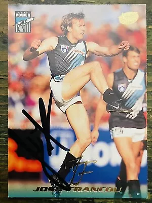 Josh Francou Signed 1999 AFL Select Port Adelaide Power • $9.99