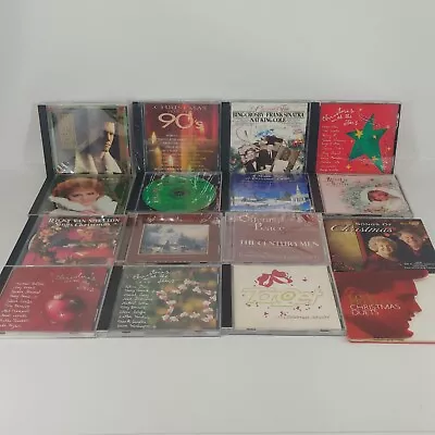 Christmas Music CD Lot Of 16 Albums Very Good To New Condition Elvis Classics • $13.97