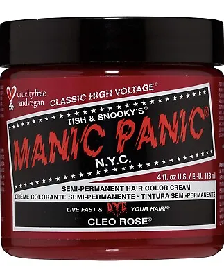 Manic Panic Cleo Rose Hair Dye Classic High Voltage Bright Pink Semi-Permanent • $7.99