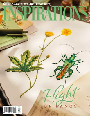 Inspirations Embroidery Magazine - Issue #118 (Apr'23) Inc P&P • £9.99