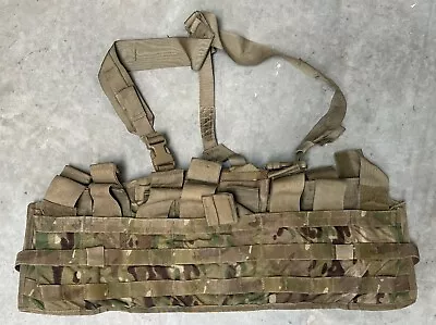 US Army OCP Multicam Molle II Tactical Assault Panel TAP Chest Rig Harness Vest • $49.85