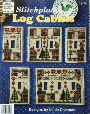 $1.99 • Buy Log Cabins Light Stitchplates Jeremiah Junction Designs Cross Stitch Ptrn JL204