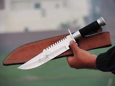 Spring Steel 5160 Handmade Replica Commando Movie Knife Camping Hunting Knife  • $99.99