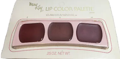 LOT OF 2 Mary Kay Lip Color Palette Trio 0483 Glamour Adventure Discontinued NOS • $8.99