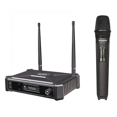 Kam KWM6PRO UHF Handheld Wireless Microphone Karaoke DJ Disco • £59