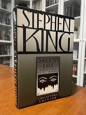 £70.42 • Buy Salem's Lot By Stephen King - 1st Collector Edition PB - SIGNED By Clive Barker