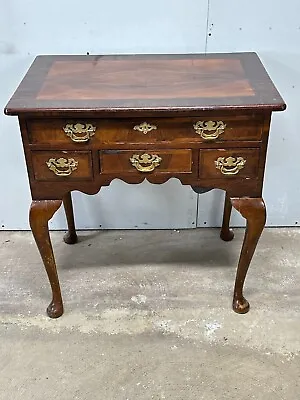 Antique Mahogany Low Boy Dressing Table 3 Drawer 1800s Georgian • $350