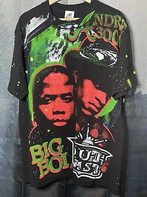 $95 • Buy Backstock Co Outkast Big Boi Andre 3000 Atlanta Rap All Over Print AOP T-Shirt L