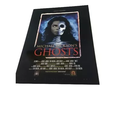 Michael Jackson Ghosts Original Short Movie Glossy 10” X 7” Program Mint • $22