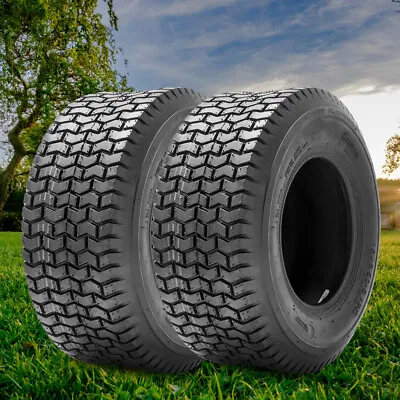 Set Of 2 16x6.50-8 Lawn Mower Tires 16x6.5x8 4Ply Garden Tractor Turf Tires Tyre • $53.99
