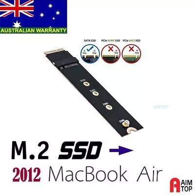 M.2 B-Key NGFF SATA SSD To 2012 Macbook Air 7+17 Pin SSD Adapter Converter • $15.99