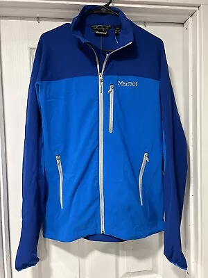 NWT Marmot Tempo Jacket Full Zip Cobalt Navy Blue Size M Jacket 1A51 • $69.99