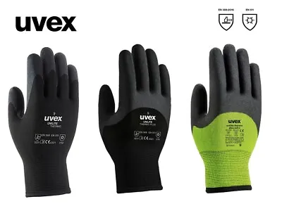 Uvex Unilite Thermo Gloves Winter/Coldstore Thermal-Lined Gloves Std/Plus/Cut C • £7.89