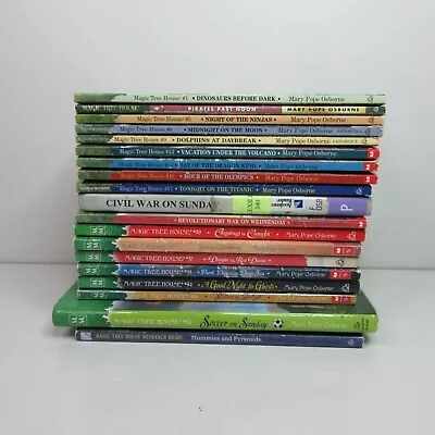 Lot Of 19 Magic Tree House Hardcover & Paperback Books By Mary Pope Osborne • $24.99