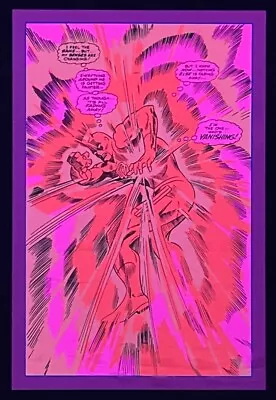 DAREDEVIL 20x30 MODERN BLACK LIGHT ART MARVEL COMICS POSTER PRINT 2021 • $39.99