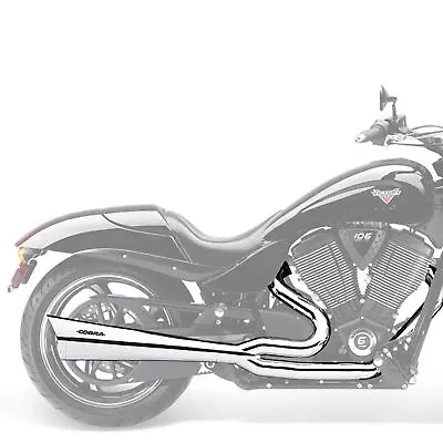 Victory Motorcycle New OEM Chrome Cobra Stage 1 Tri-Pro Exhaust 2878995-156 • $499.94