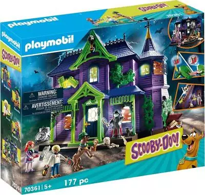 PLAYMOBIL Scooby DOO Adventure In The Mystery Mansion Playset #70361 Brand New • $106.99