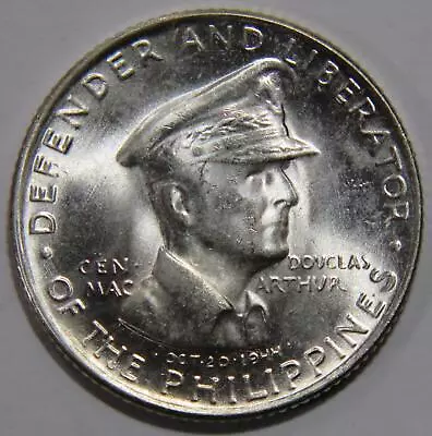 Philippines 1947 S 50 Centavos Macarthur Defender Wwii Era World Coin 🌈⭐🌈 • $14.50