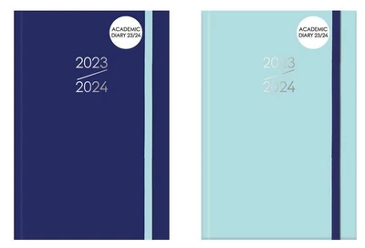 £5.99 • Buy A5 Academic Diary 2023-2024 Day A Page Mid Year Hardback Student Teacher Planner