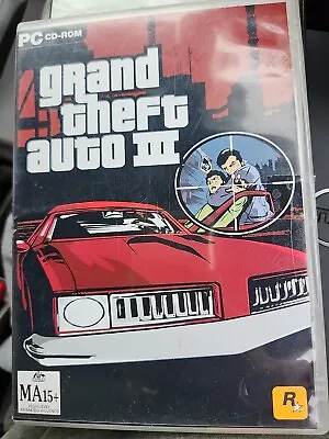 Grand Theft Auto Iii Pc Game Gta 3 Gta3 Liberty City Rockstar Games • $21