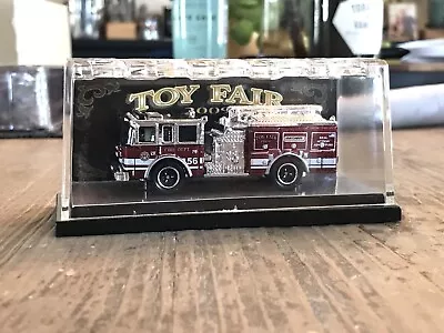 Hot Wheels Matchbox 2009 TOY FAIR Exclusive PIERCE DASH FIRE TRUCK ENGINE Mattel • $229