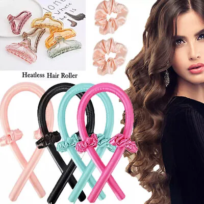 $11.99 • Buy Curly Hair Products Soft Roller Hair Curler No Heat Curly Long Hair Styling Tool