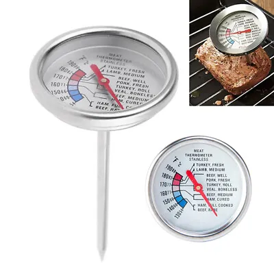 £7.60 • Buy Meat Thermometer Chicken Oven Baking Food Turkey Pork Probe Temperature Uk