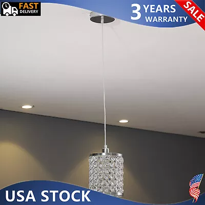 2pcs Modern Crystal Island Light Pendant Fixture Chandelier Ceiling Hanging Lamp • $32.71