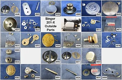 VIntage Singer Sewing Machine Model 201 - Choose Your Parts! Free Ship Over $30 • $7.99