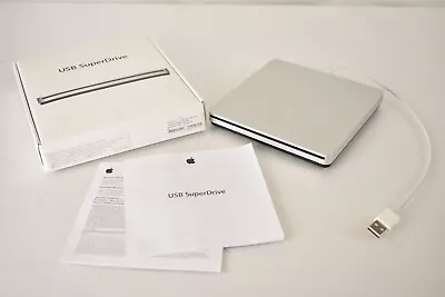 GENUINE Apple USB Superdrive External Drive CD DVD MODEL A1379  -(Silver) • $24.95
