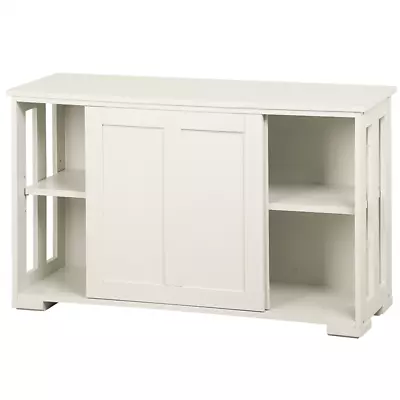 Sideboard Buffet Server Storage Cabinet Kitchen Cupboard TV Side Table Used • $55.99