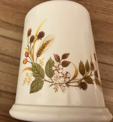 VINTAGE 1980's M&S HARVEST  CHINA SUGAR/FLOUR SHAKER EX CONDITION  4.5 X 3” • £5.99