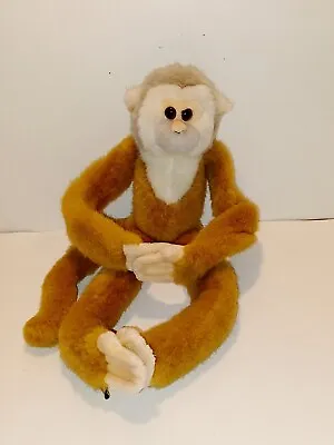 Wild Republic Antuco Squirrel Monkey Stuffed Animal Plush Hanging Hook And Loop • $7.64