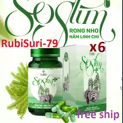 6 X Giam Can Soslim Plus Herbal Weight Loss For A Slim Body • $160