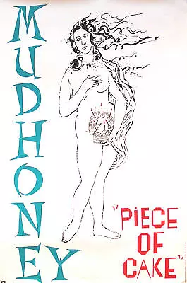 Mudhoney 1992 Piece Of Cake Original Promo Poster • $39.99